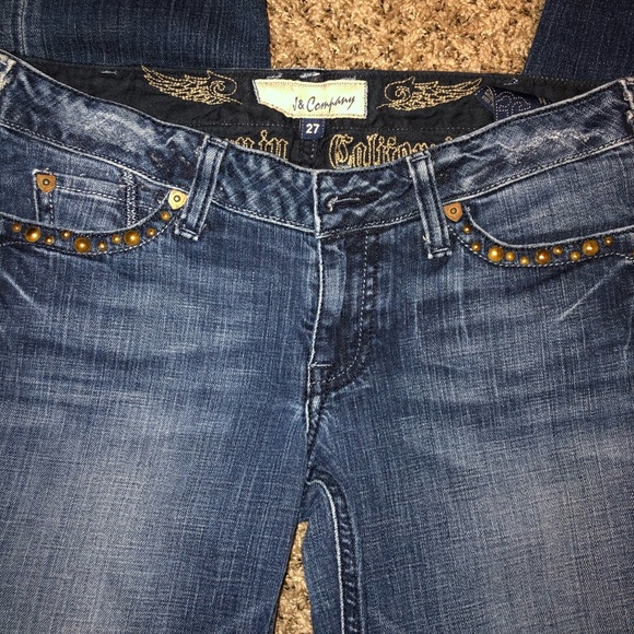 J & Company Jeans Mid Wash "Born in California" - Picture 2 of 7